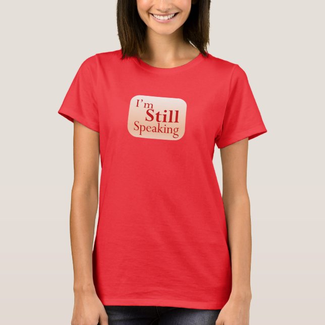 T-shirt Citation de Kamala Harris toujours en rouge (Devant)