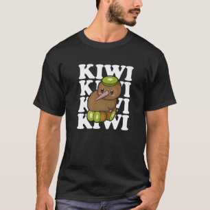 T-shirt Citation De Kiwi New Zealand Pour Un Oiseau Kiwi