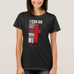 T-shirt Citation de la Bible chrétienne Jésus Christ Phili