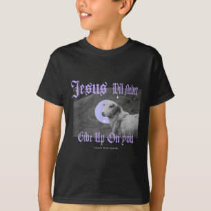 T-shirt Citation de la Bible de foi chrétienne Jésus agnea