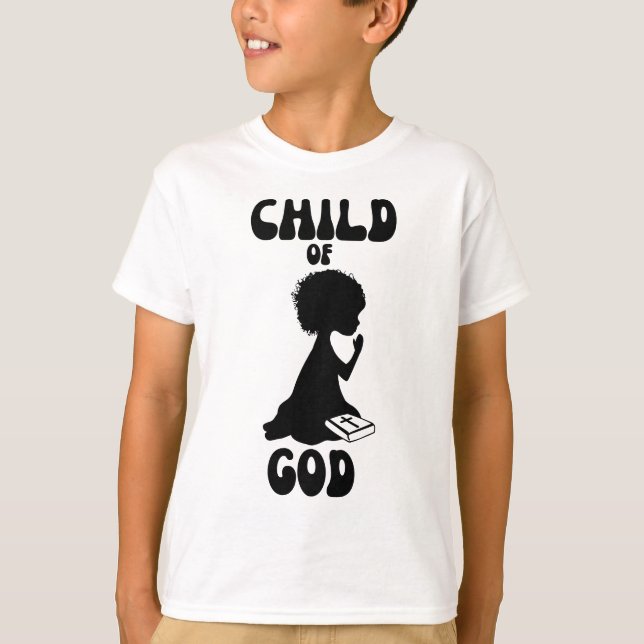 T-shirt Citation de la Bible de l'Enfant de Dieu (Devant)