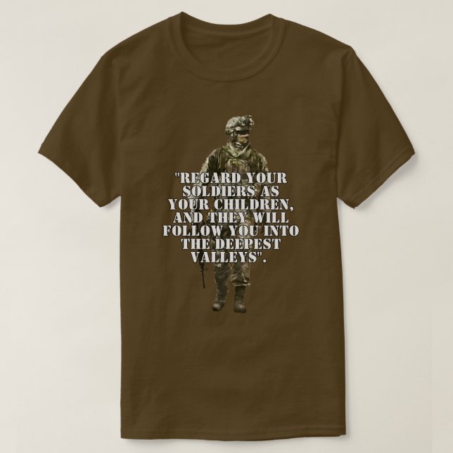 T-shirt Citation de la Journée des vétérans  (Design devant)