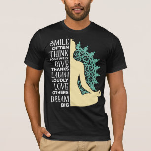 T-shirt Citation de la méditation bouddhiste yoga