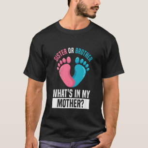 T-shirt Citation de la révélation de genre pour un fils ré
