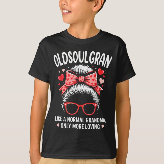 T-shirt Citation de la Saint-Valentin Oldsoulgran pour gra (Devant)