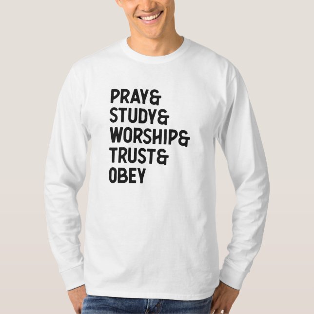 T-shirt Citation de la typographie colorée de Christian Wo (Devant)