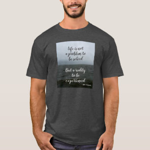 T-shirt Citation de la vie de la philosophie Kierkegaard