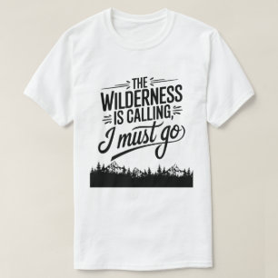 T-shirt Citation de l'amoureux de la nature forestière