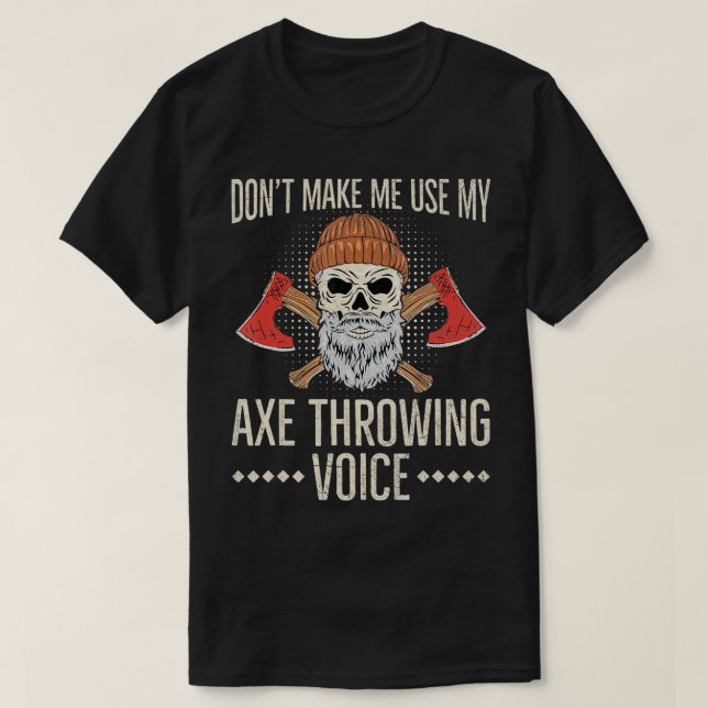 T-shirt Citation de lancement de hatchet pour un champion  (Design devant)