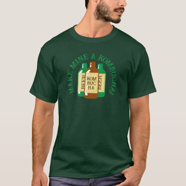T-shirt Citation de l'aspirateur à thé fermenté Kombucha (Devant)