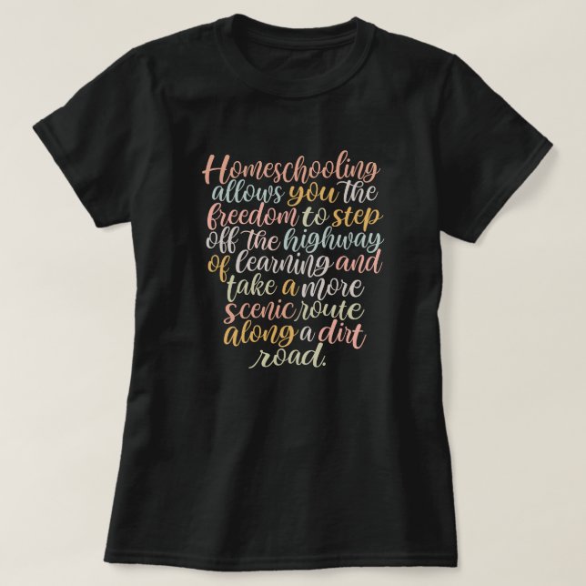 T-shirt Citation de l'école d'accueil (Design devant)
