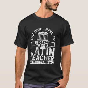 T-shirt Citation de leçon de latin Histoire romaine Langue