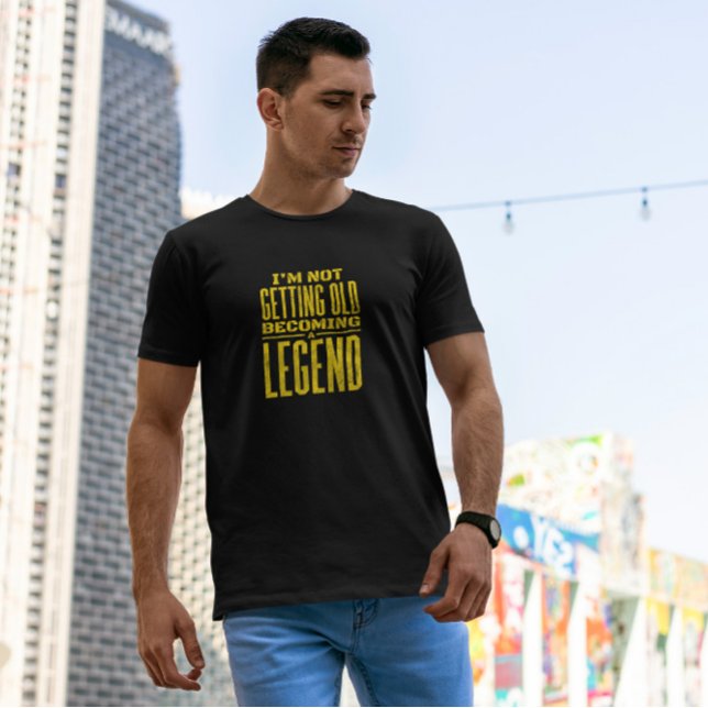 T-shirt Citation de légende ancienne (Créateur téléchargé)
