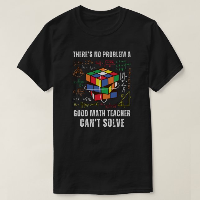 T-shirt Citation de l'enseignant de bonnes mathématiques | (Design devant)