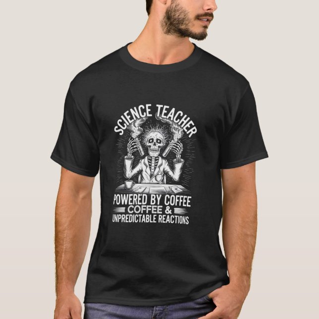 T-shirt Citation de l'enseignant de sciences de la chimie (Devant)