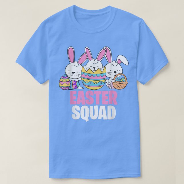 T-shirt Citation de l'équipe de Pâques, Easter Squad Joyeu (Design devant)