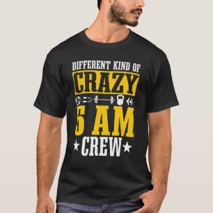 T-shirt Citation de l'équipe d'entraînement 5 heures du ma