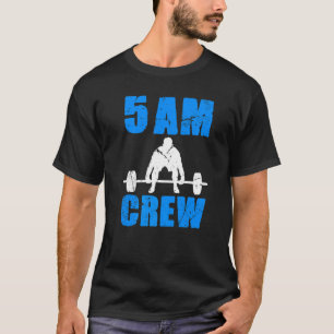 T-shirt Citation de l'équipe d'entraînement 5 heures du ma