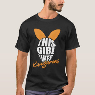 T-shirt Citation de l'extérieur de Kangaroo Animaux sauvag