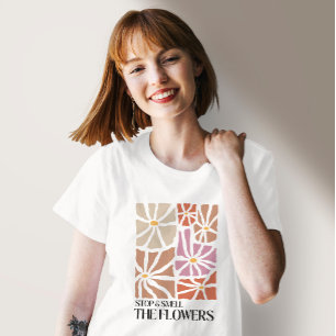 T-shirt Citation de l'inspiration du Boho Flowers