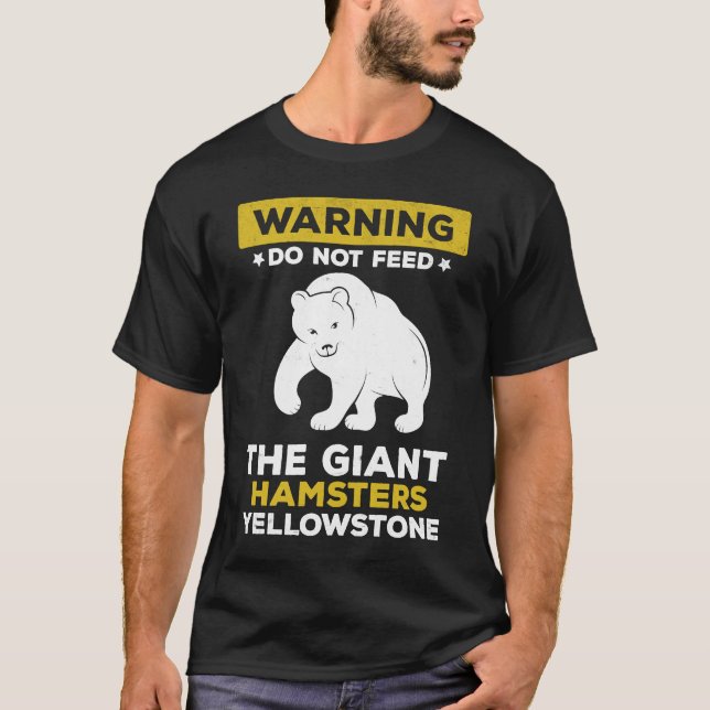 T-shirt Citation de l'ours du parc national Yellowstone Wi (Devant)