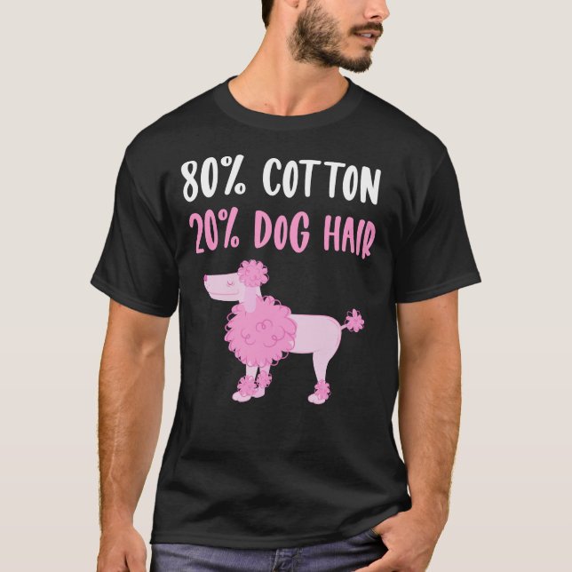 T-shirt Citation de maman de chien de caniche (Devant)