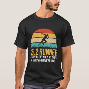 T-shirt Citation De Marathon Pour Un 26 2 Coureur
