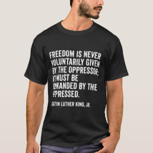 T-shirt Citation de Martin Luther King Jr