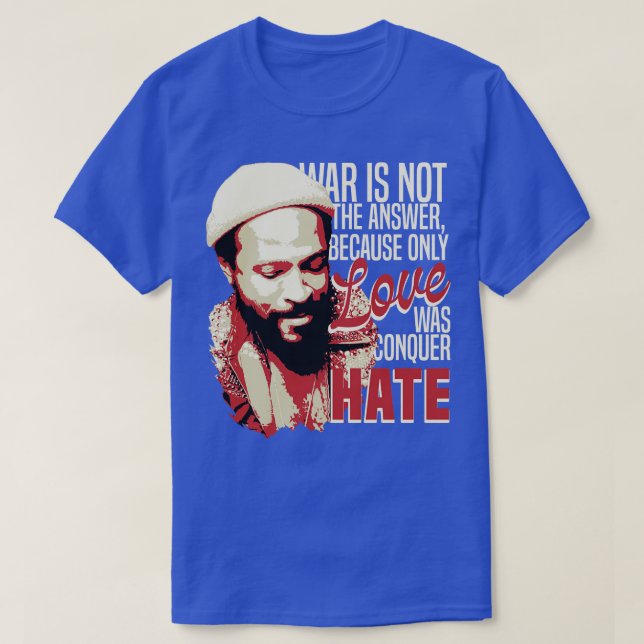 T-shirt Citation de Marvin Gaye (Design devant)