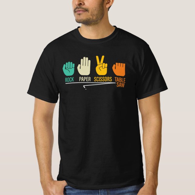 T-shirt Citation de menuisier de scie à table de pierre pa (Devant)