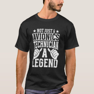 T-shirt Citation de métier drôle Technicien en avionique