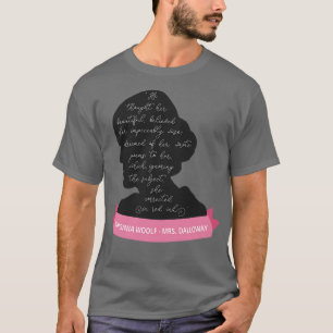 T-shirt Citation de Mme Dalloway I Virginia Woolf Silhouet