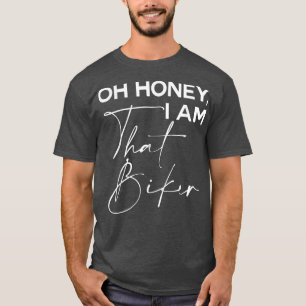 T-shirt Citation de motard drôle Je suis ce motard pour fe