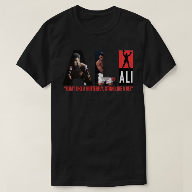 T-shirt Citation de motivation de boxe  (Design devant)