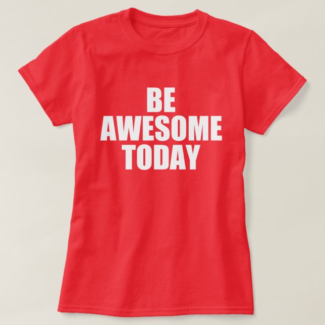 T-shirt Citation de motivation d'individu : SOYEZ (Design devant)