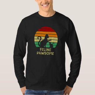 T-shirt Citation de motivation féline géniale pour chat I