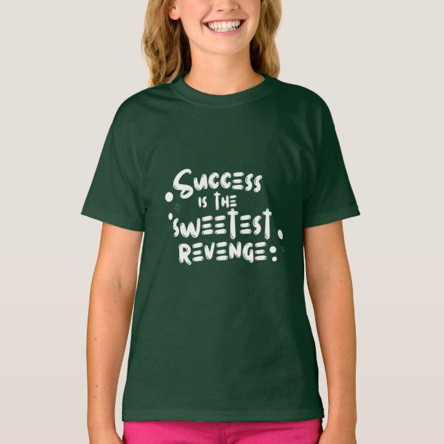 T-shirt Citation de motivation pour réussir (Devant)