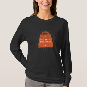 T-shirt Citation de motivation pour s'entraîner Rêver Trav