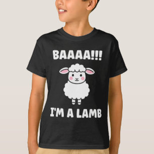 T-shirt Citation de mouton drôle Baaah je suis un agneau