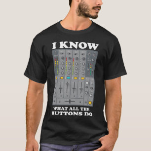 T-shirt Citation de musique cool drôle Musicechno Minimal 