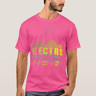 T-shirt Citation de musique électronique Techno Rave Festi