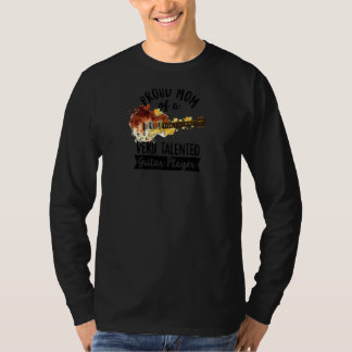 T-shirt Citation De Musique Guitare Pour Une Maman D'Un Pl