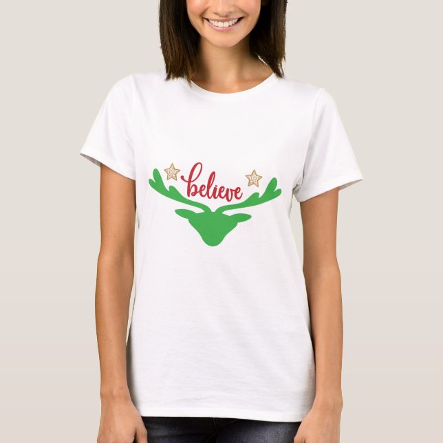 T-shirt Citation de Noël Conception (Devant)