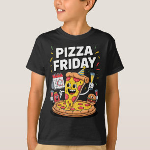 T-shirt Citation de nourriture drôle du vendredi Zza pour