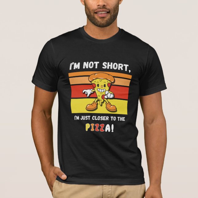 T-shirt Citation de nourriture pour pizza sarcastique amus (Devant)