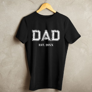 T-shirt Citation de Papa Typographie Sportive Vintage Fête