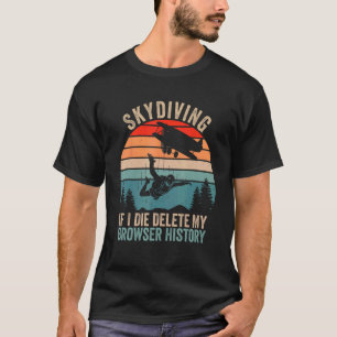 T-shirt Citation de parachutisme Rétro Vintage Parachutism