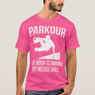 T-shirt Citation de Parkour Backflip pour un coureur de Pa
