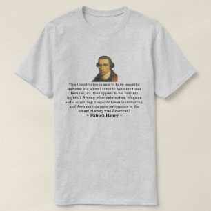T-shirt Citation de Patrick Henry