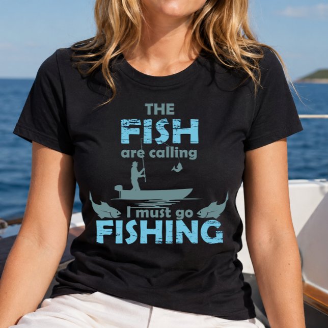 T-shirt Citation de pêche drôle (Créateur téléchargé)